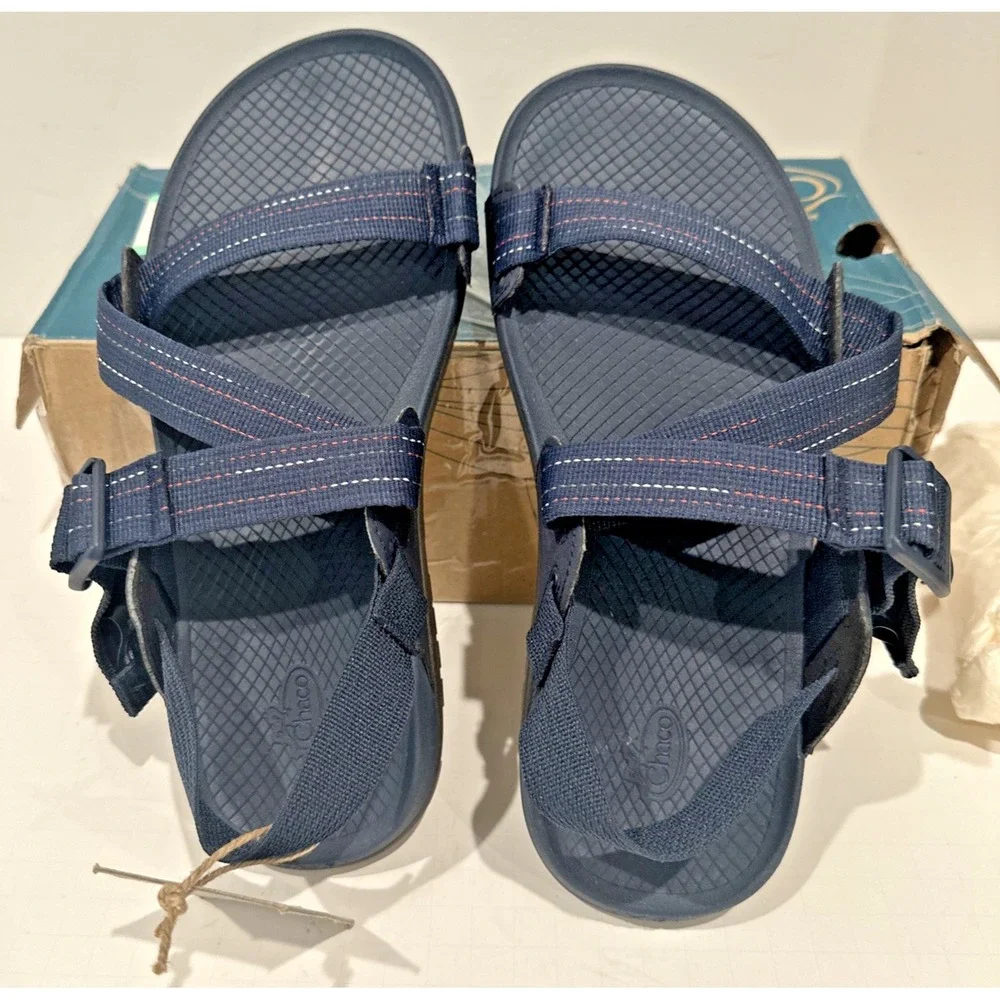 Chaco Men Size 8/ EU 41 Lowdown Strappy Sandal Navy Outdoor